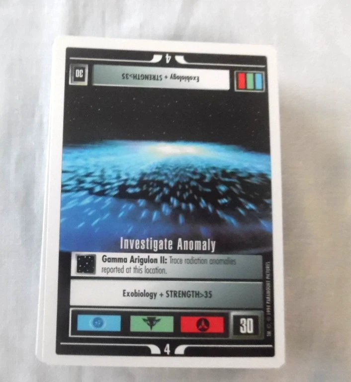 1994 STAR TREK THE NEXT GENERATION JOGO DE CARTAS PERSONALIZÁVEL-BRANCO-LOTE 758 CARTAS - Imagem 3 de 4