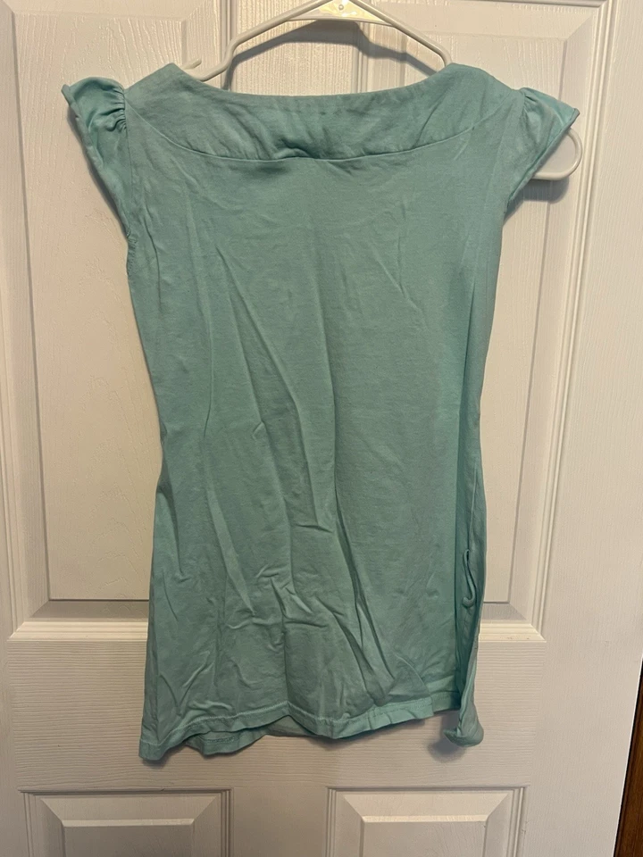 Vintage Hannah Montana Shirt Junior's Green Shirt Size XL 14/16 - Image 2 of 4