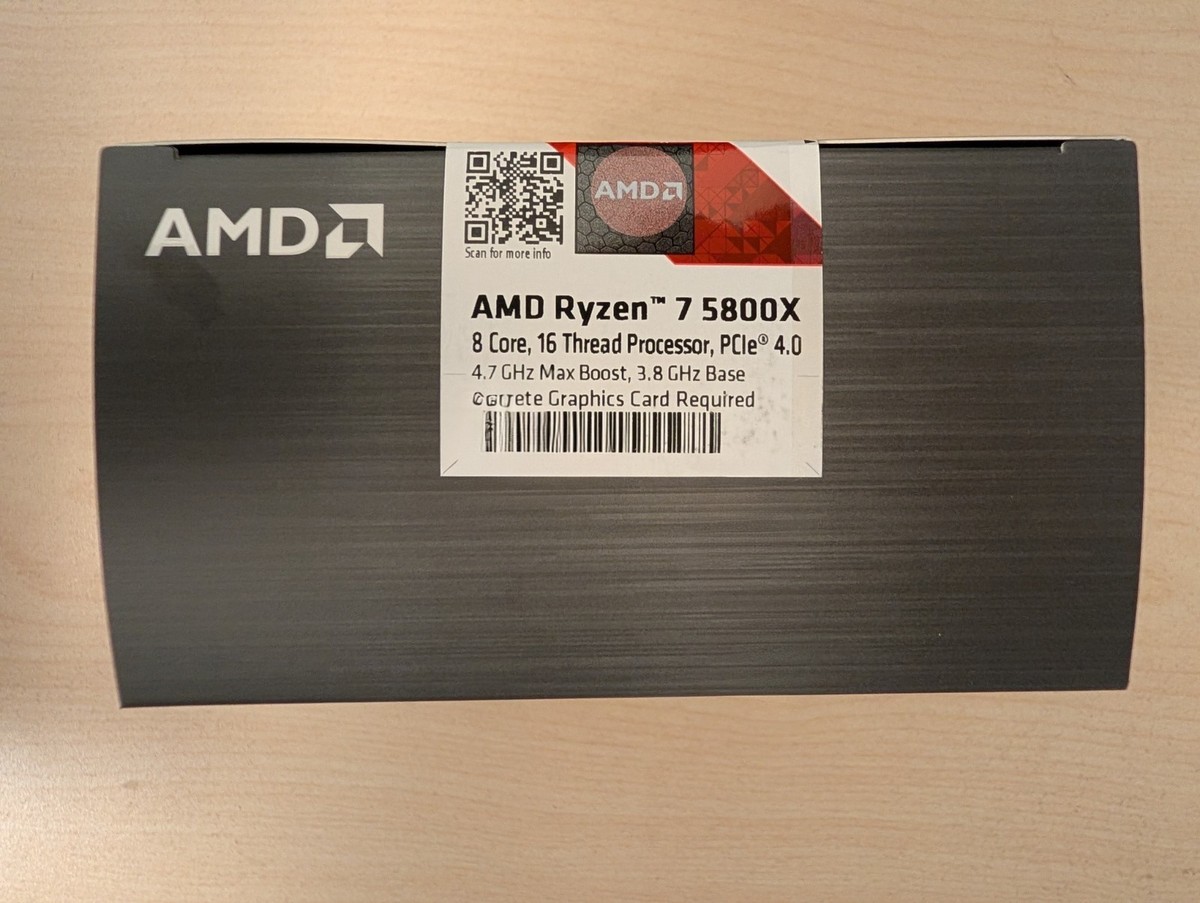 AMD Ryzen 7 5800X Processor (4.7GHz, 8 Cores, Socket AM4