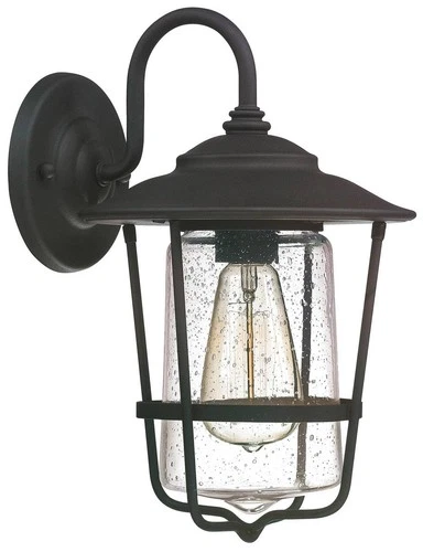 Capital Creekside 13 1/4" High Black Outdoor Wall Light - Picture 2 of 3