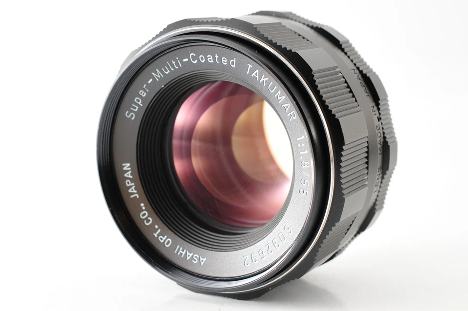 [Mint W / Band] Asahi Pentax SPF Silber Smc Takumar 55mm F/1.8 Linse Aus Japan - Bild 3 von 4