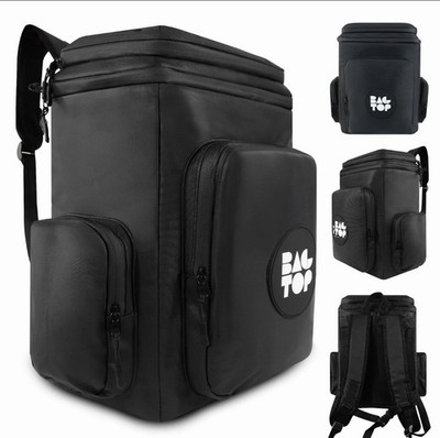 Bag Top Cooler Backpack 36/40L Insulated Large Capacity Black NEW