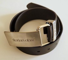 florian obst - Leder-Gürtel - 85 cm - schwarz - top Zustand