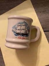 Old Spice 4" tall Stoneware Heavy Duty Shaving Mug "Grand Turk" Vintage