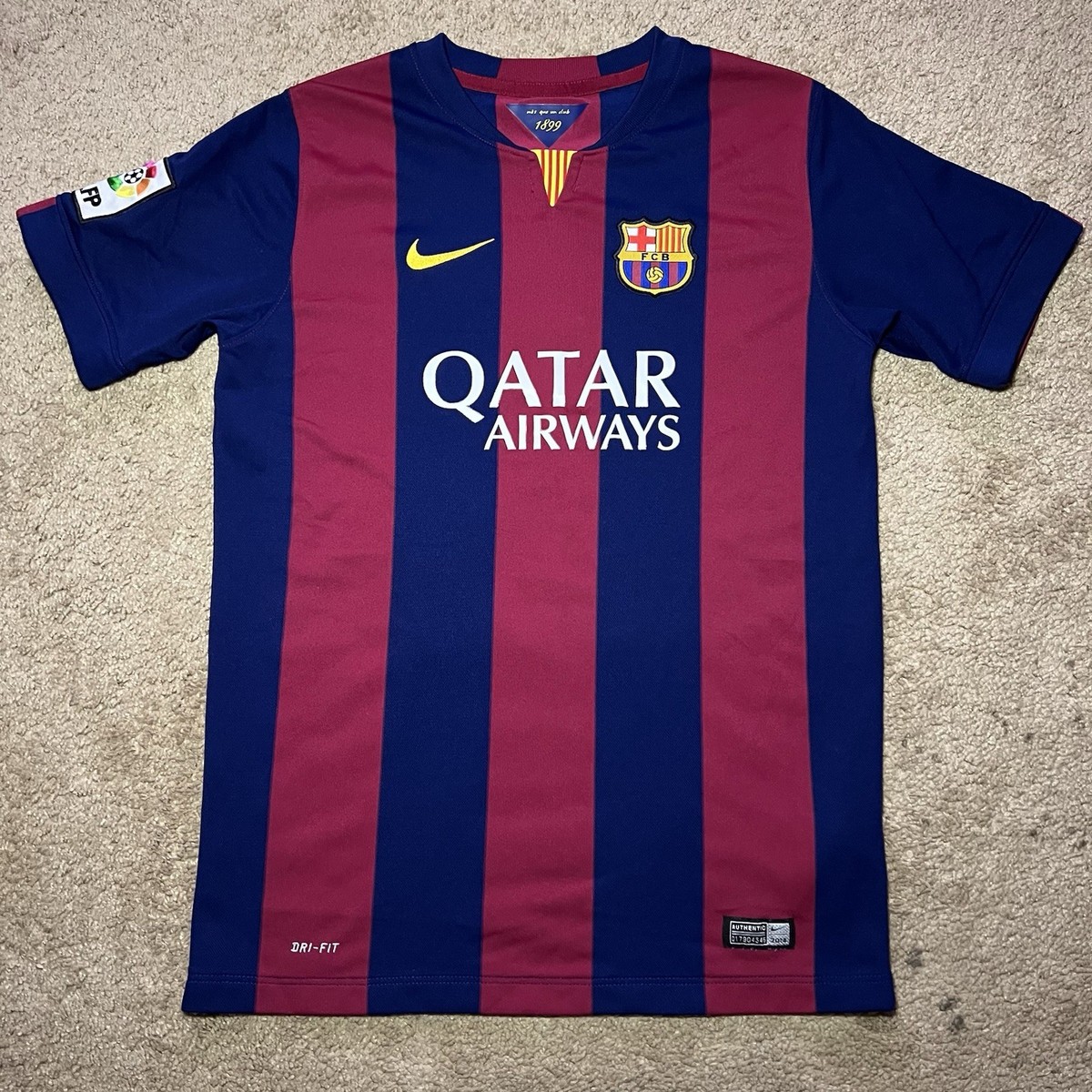Barcelona Jersey Home Football 2014 2015 Shirt Nike Young Size XL