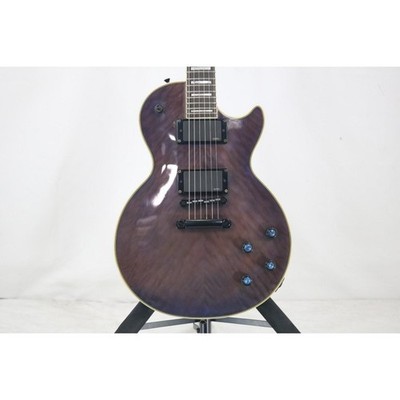 EPIPHONE LPC PROPHECY PLUS EX Used Maple+Mahogany body Purple w/Hard case