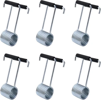 TELLFEEL 6 Pack Universal Butterfly Spring Door Closer Automatic Closing for Door Butt