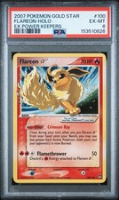 PSA 6 FLAREON GOLD STAR 100/108 | EX Power Keepers Holo Pokemon Card