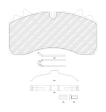 FERODO Bremsbelagsatz Scheibenbremse PREMIER FCV1828B FER9569PC Schachtel