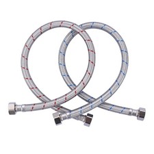 36 Inch Length Faucet Hose 1/2 to 1/2 , Braided Stainless Steel cUPC Supply
