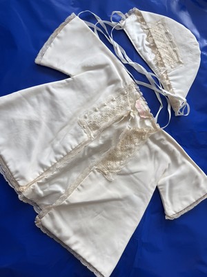VINTAGE Mary Smith Original Baby Jacket Kimono & Hat Beautiful Condition For Age