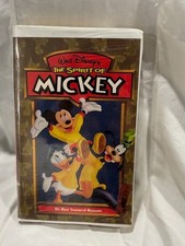 Walt Disney’s The Spirit of Mickey (VHS, 1998) Clamshell Case