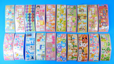 Girls Hearts  Numbers Food Animals Kawaii 20 Sticker Sheet Set Style 4
