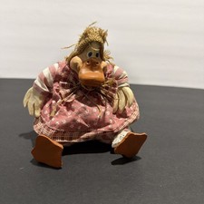 Vintage Russ Berrie Shelf Sitter Kathleen Kelly Critter Factory Darla Duck Used