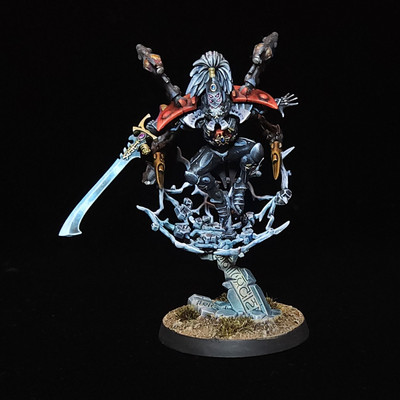 KOMMISSION Pro Painted Games Workshop Aeldari Lhykhis The Whispering Web