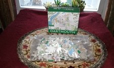 Dartmouth College Campus Map Jigsaw Puzzle 11" x 16" 200 Piece Made in USA NIB