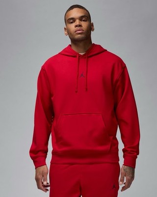 $72 NIKE AIR JORDAN SPORT CROSSOVER DRI-FIT PULLOVER HOODIE RED sz 2XL
