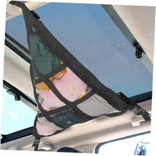  Car Ceiling Cargo Net – Double-Layer Roof Storage Organizer for 3 31.5"x21.6"