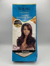 Karissa By Freetress Equal Deep Invisible Part Kinsley Sopemerald Wig in Box