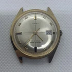 Vintage 34mm Timex 6544 7570A Crosshair Men's Mechanical Wristwatch NOT WORKING*