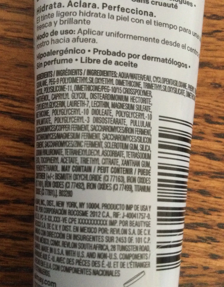 3 Almay Tint Skin Perfecting Hydrating Tint Hyaluronic Acid 2 Mahogany & 1 Mocha - Image 4 of 4