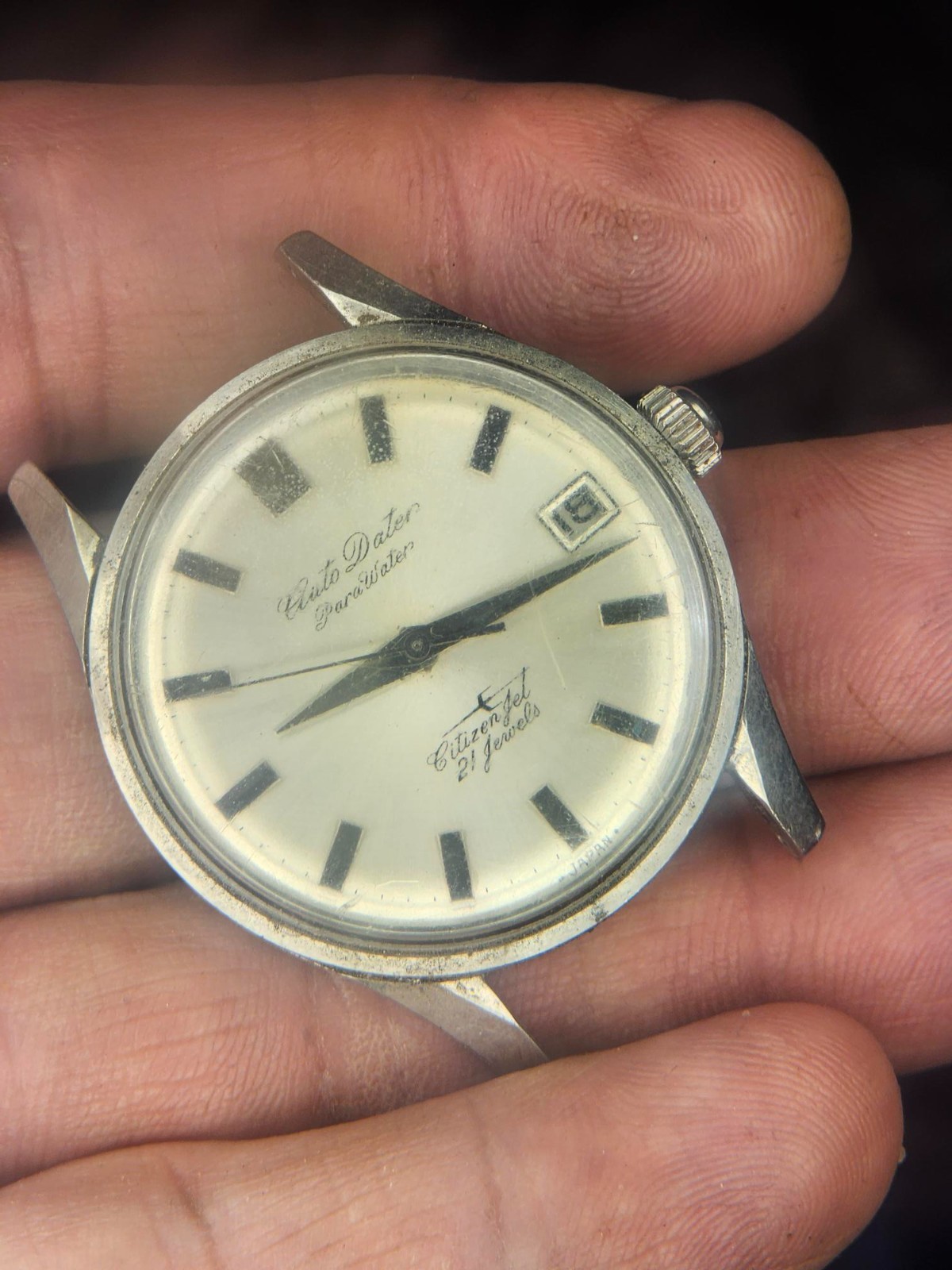 Auto - Watch Jet NOT Jewel 21 Citizen Dater WORKING - - vintagewatches.pk