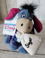 Disney Store Winnie the Pooh Eeyore Sugar Plum Fairy 7in Beanie Plush W/ Tags