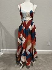 Banana Republic Long Summer Dress, good condition, size 6, features cutout