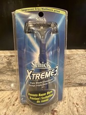 Schick Xtreme 3 Shaving Razor Handle w/ 2 Cartridges NEW Vintage