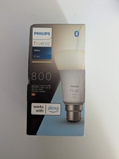 Philips Hue White Ambience Single Smart Bulb LED B22 Bluetooth Works with Alexa.