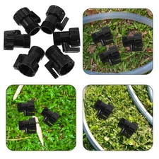 6 Pcs Garden Hose Connector Shut Off Valve Plastic Hose Extension Adapter