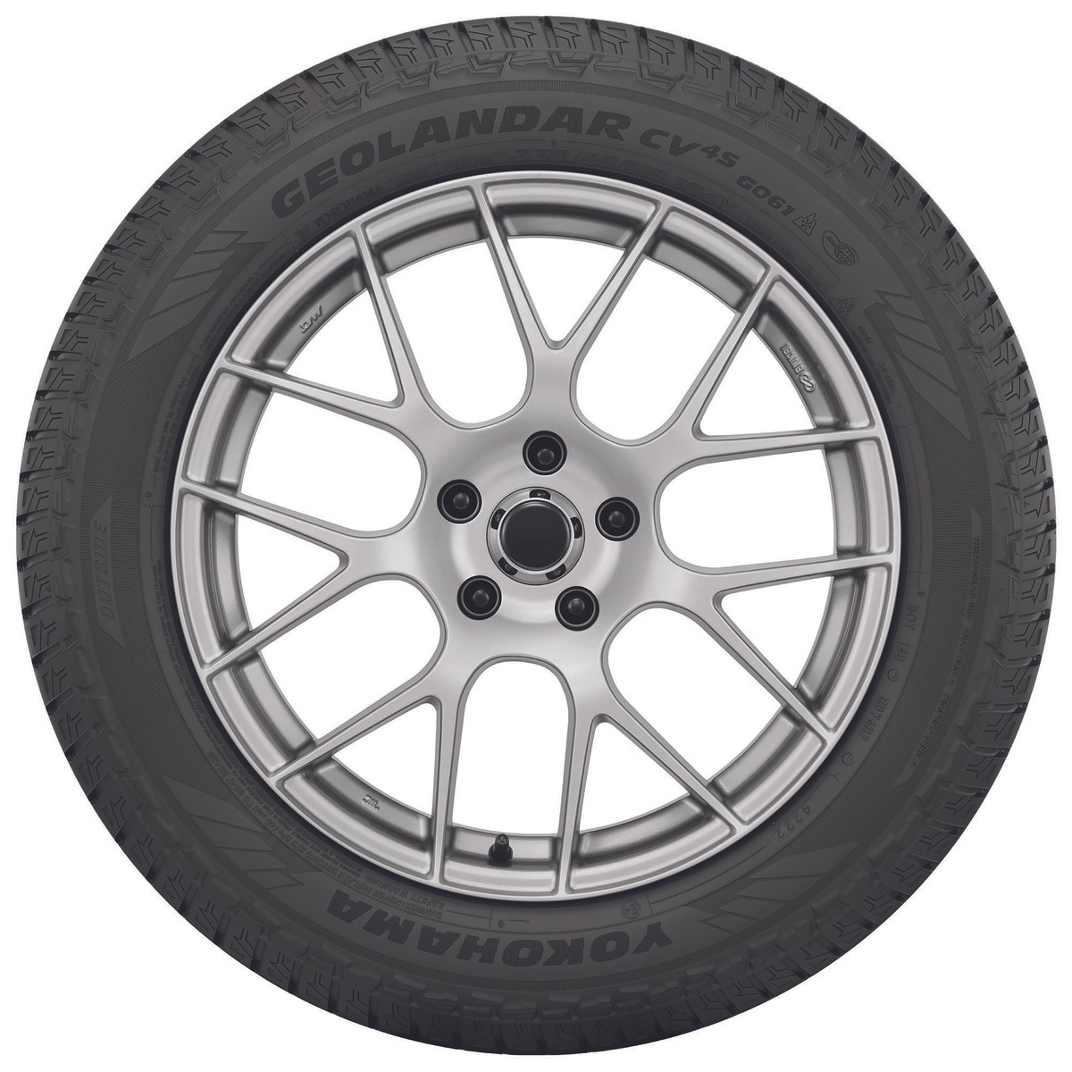 1 New Yokohama Geolandar Cv 4s - 225/65r17 Tires 2256517 225 65 17