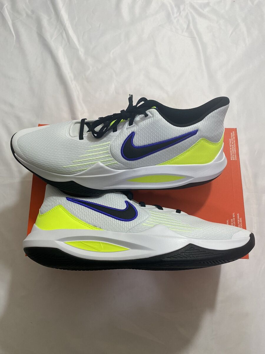 New Mens Size 15 White Nike Precision V Basketball Shoes CW3403 100