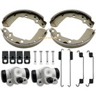 Front Brake Wheel Cylinders Shoes Springs Pins for Suzuki King Quad 300 Ltf300F (For: Suzuki)