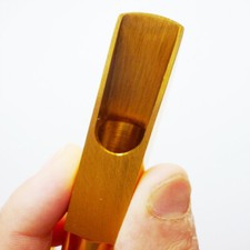 New 5-9 Gold Soprano Saxophone Copper Mouthpiece w/ Cap Ligature Good Sound
