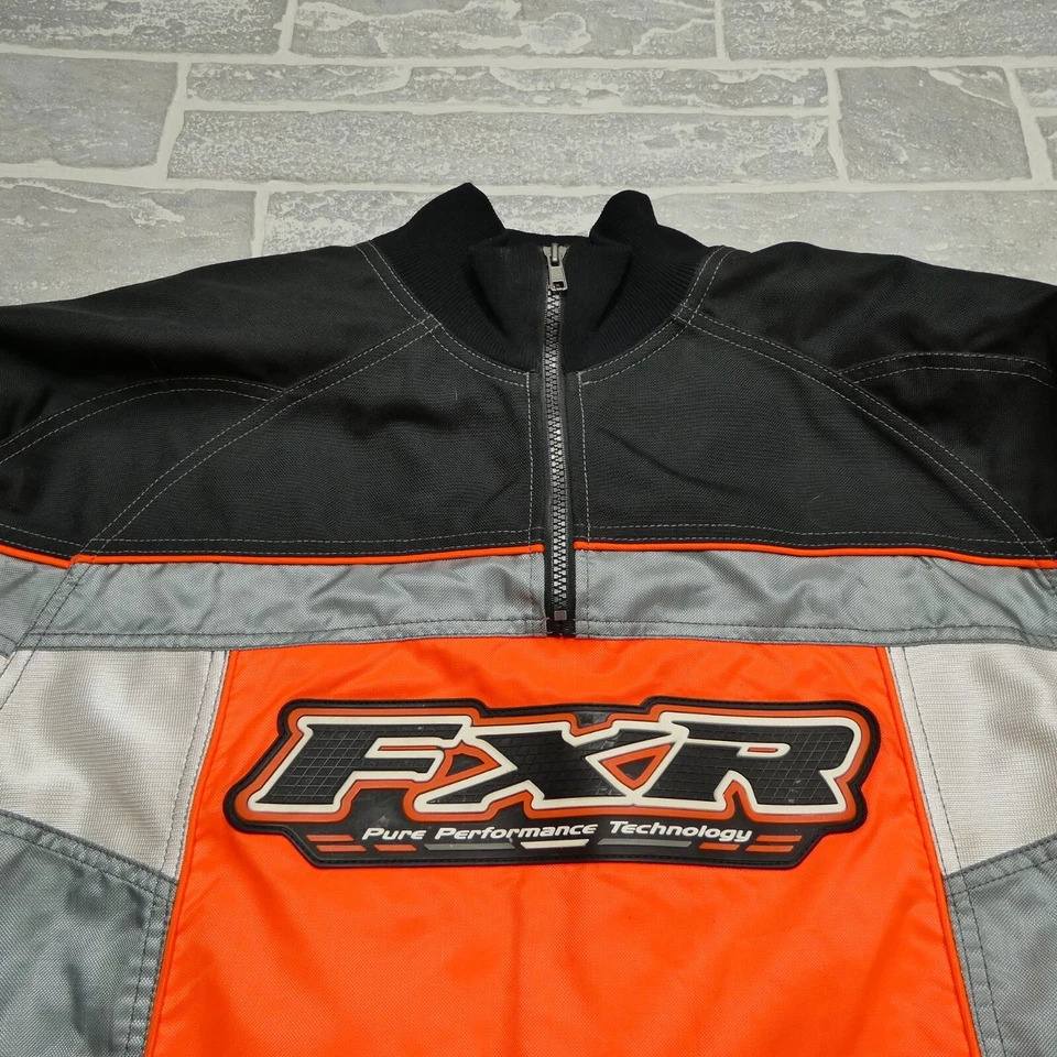 Jaqueta de corrida FXR masculina grande 1/4 zíper pulôver ventilado concha sem isolamento - Imagem 2 de 4