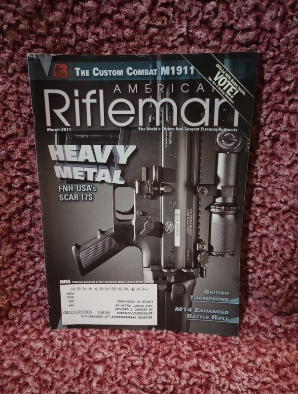AMERICAN RIFLEMAN MAGAZINE COPY MARCH 2011