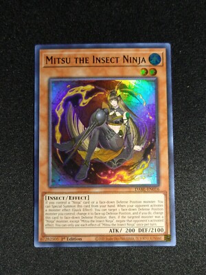 Yu-Gi-Oh! - Mitsu the Insect Ninja DABL-EN016 1st Edition Ultra Rare NM