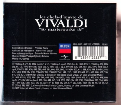 Les Chefs-d'oeuvre de Vivaldi Masterworks Collection 40 CD Decca