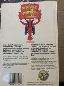 Game Genie Nintendo NES Camerica Codebook 1991 Vintage Gaming Book