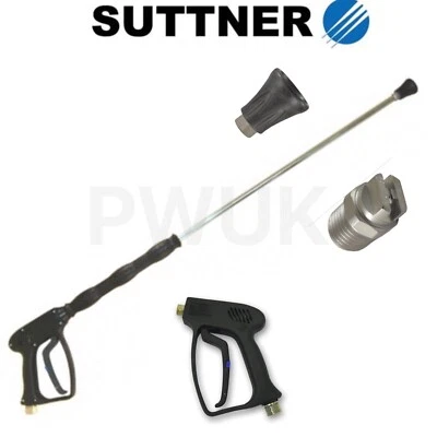 KARCHER SUTTNER NILFISK HONDA EHRLE EVOLUTION KRANZLE MAC COMET COMMERCIAL PRESSURE WASHER JET WASH TRIGGER GUN LANCE NOZZLE SET 275 BAR 30 LPM