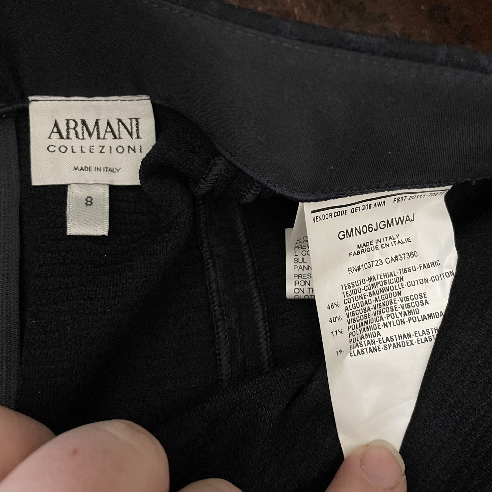 Armani Collezioni Purple Black Animal Print Jacquard … - Gem