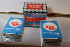 SCARCE VINTAGE RC ROYAL CROWN COLA PLAYING CARDS MINT IN ORIGINAL BOX 2 DECKS