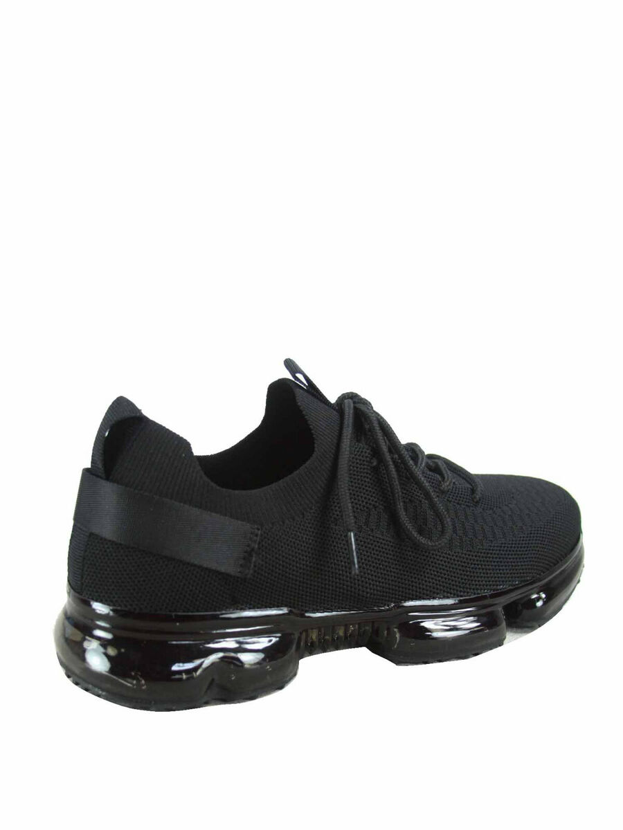 Women's Fashion Lace Up Bubble Sole Stretch Elastic Mesh Women's Fashion Lace Up Bubble Sole Stretch Elastic Mesh