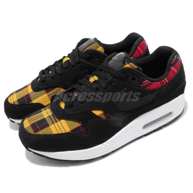 air max 1 tartan black