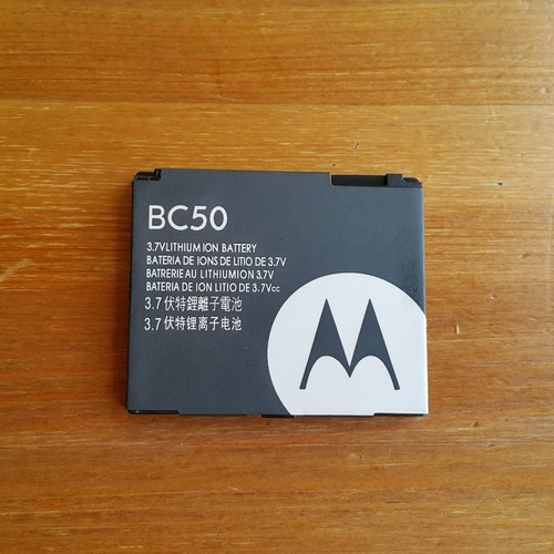 MOTOROLA BC50 GENUINE Battery K1 K2 Z6 Z1 Z3 L2 L6 L7 E6 700mAh Local Seller - Photo 9 sur 12