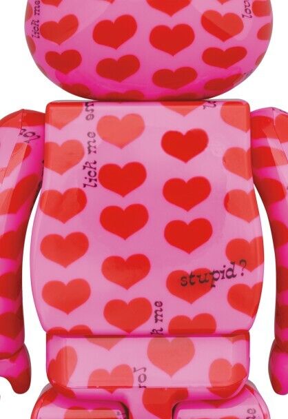 MEDICOM TOY BE@RBRICK Pink Heart 100% & 400% X JAPAN hide MEDICOM TOY BE@RBRICK Pink Heart 100% & 400% X JAPAN hide