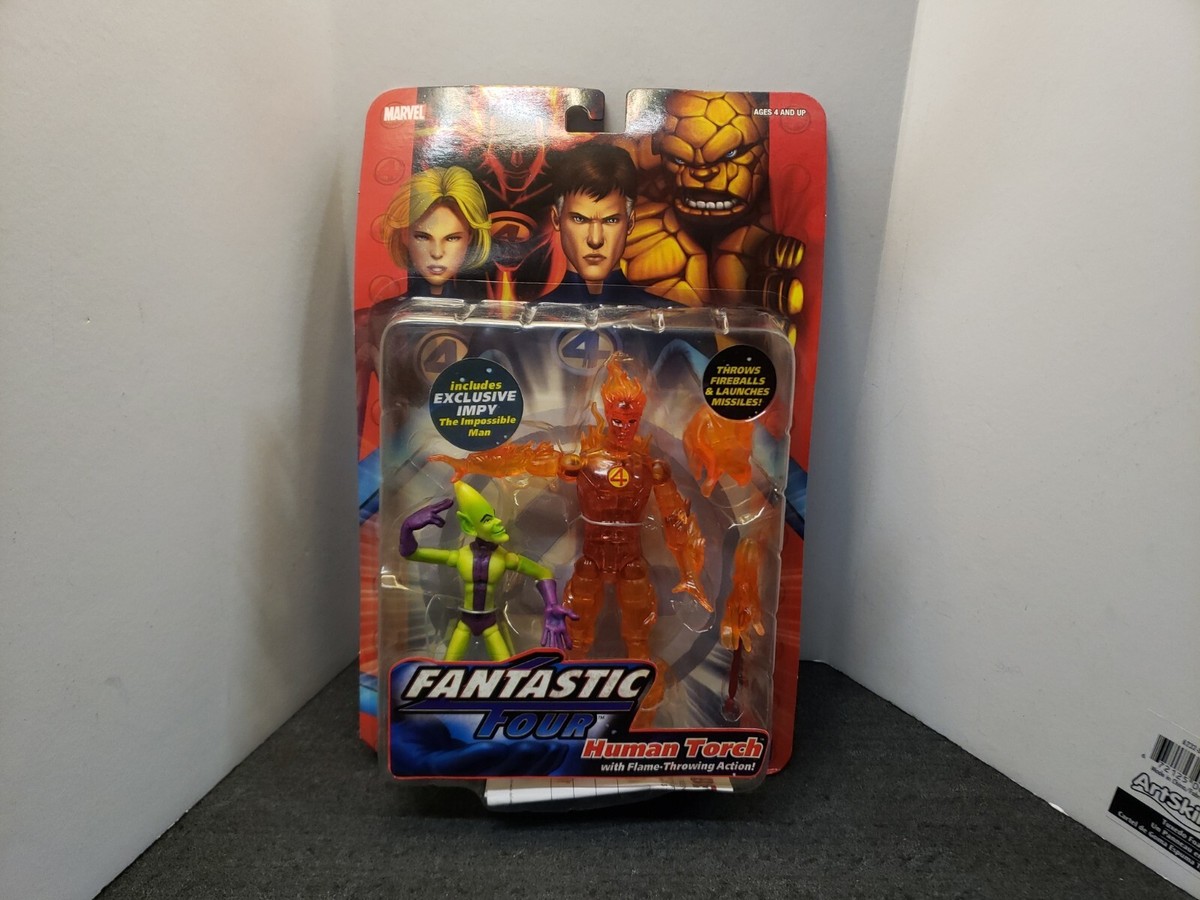 2006 TOYBIZ MARVEL FANTASTIC FOUR CLASSICS HUMAN TORCH IMPOSSIBLE