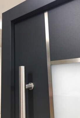 Aluminium Mit Kunststoff Haustür LA40 Frankfurt WH75 Keyless GO