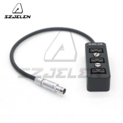 RS 3pin to 3-Port  P-TAP Splitter Metal Three Way Splitter With 1/4   Screw